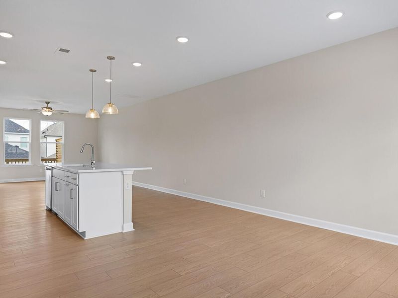 Spacious, unfurnished interior of a new home in Forestville Yard Townhomes, Knightdale (Image 15).