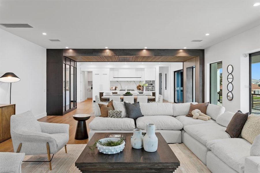 Furnished interior view inside a new home in , St. Petersburg (Image 6).