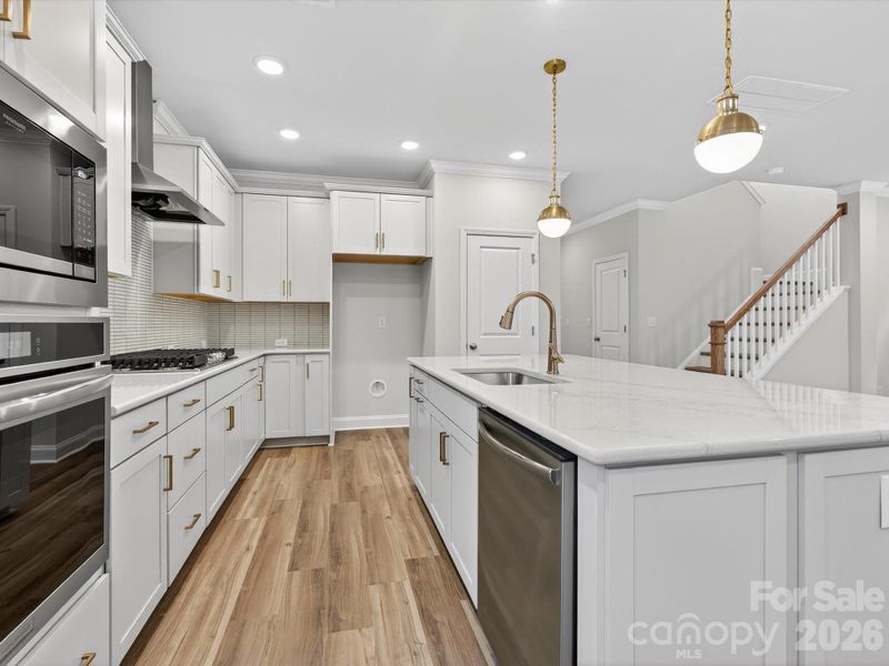 Furnished interior view inside a new home in Whitley Preserve – Park Collection, Mint Hill (Image 4).