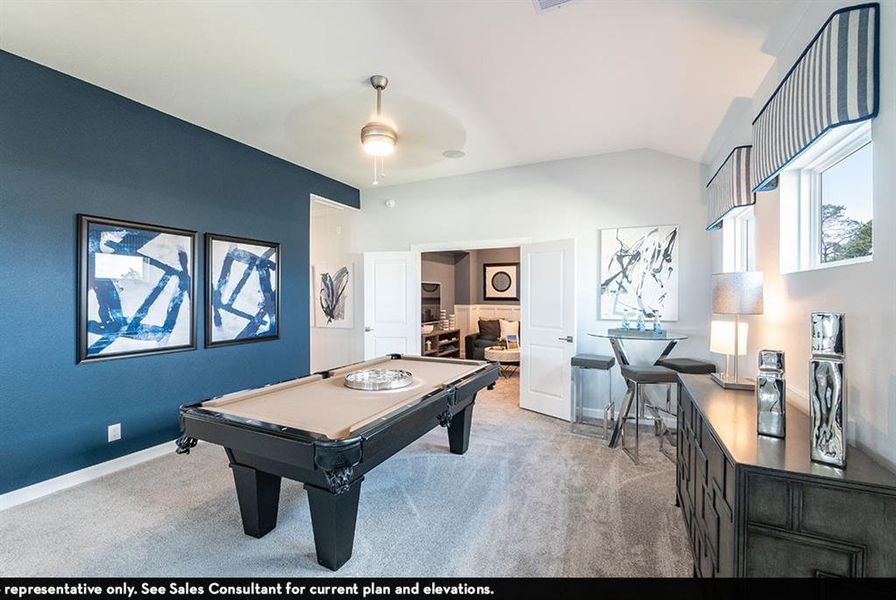 Furnished interior view inside a new home in Green Meadows, Celina (Image 15).