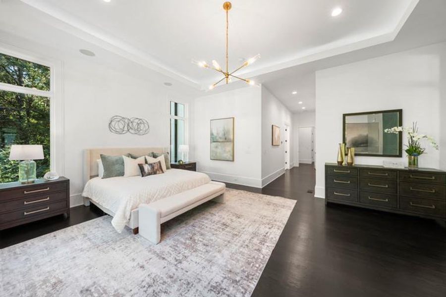 Furnished interior view inside a new home in , Sandy Springs (Image 32).