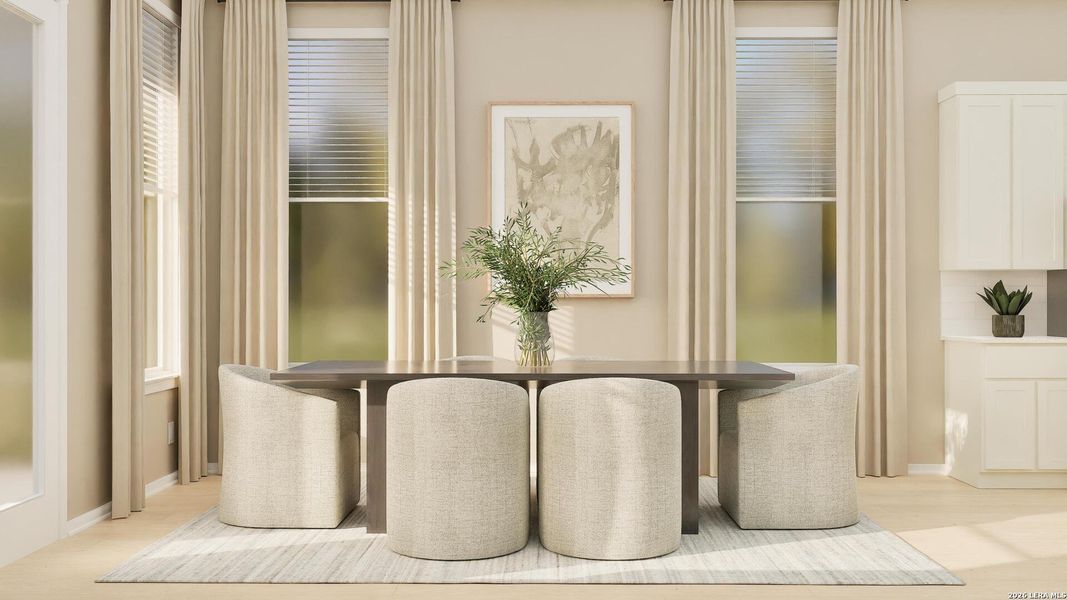 Furnished interior view inside a new home in Brookmill, San Antonio (Image 27). Furnished interior view inside a new home in Brookmill, San Antonio (Image 27).