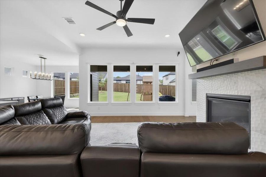Furnished interior view inside a new home in Talon Hills, Fort Worth (Image 36).