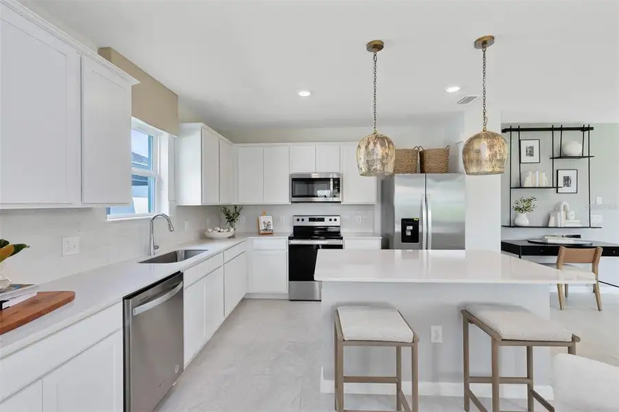 Furnished interior view inside a new home in , Bradenton (Image 4). Furnished interior view inside a new home in , Bradenton (Image 4).