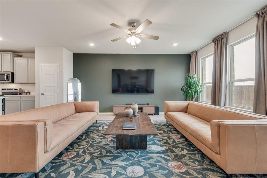 Furnished interior view inside a new home in , Crandall (Image 6).