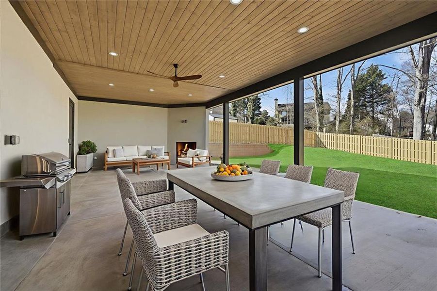 Exterior details and patio area of a home in , Lawrenceville (Image 39). Exterior details and patio area of a home in , Lawrenceville (Image 39).