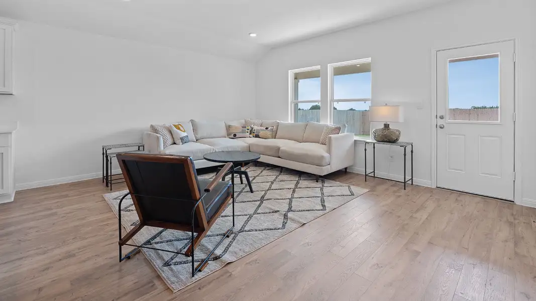 Furnished interior view inside a new home in Carillon, Manor (Image 5). Furnished interior view inside a new home in Carillon, Manor (Image 5).