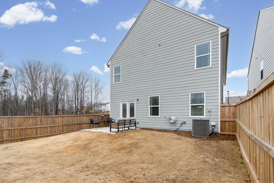 Exterior details and patio area of a home in , Dawsonville (Image 32).