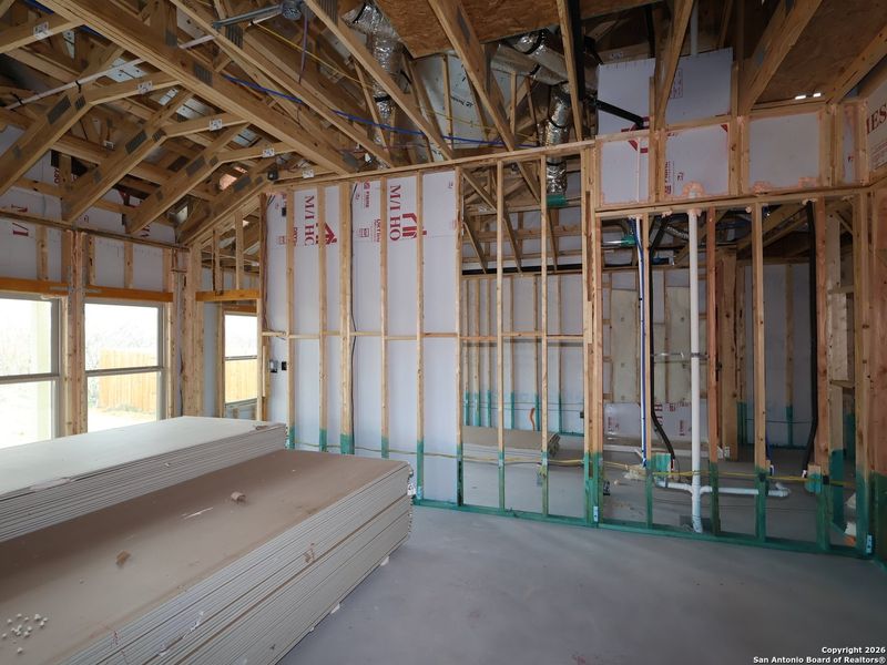 In-progress construction of a new home in Greenspoint Heights, Seguin, TX (Image 29).