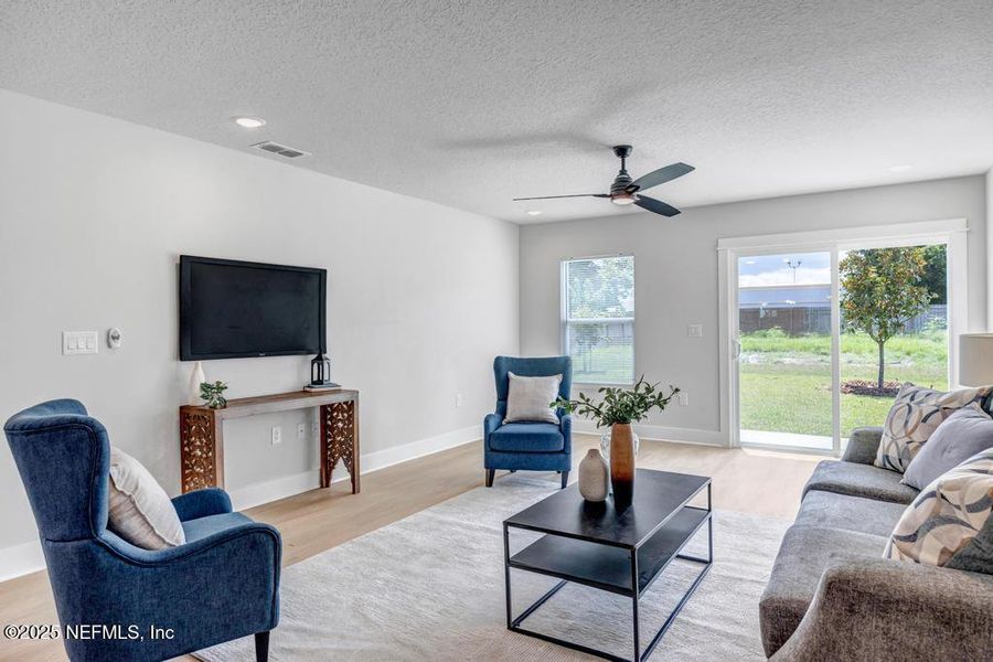 Furnished interior view inside a new home in , Jacksonville (Image 16).