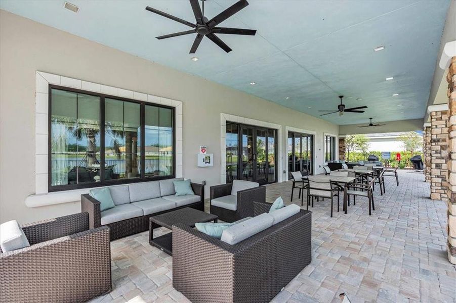 Exterior details and patio area of a home in , Palmetto (Image 28).