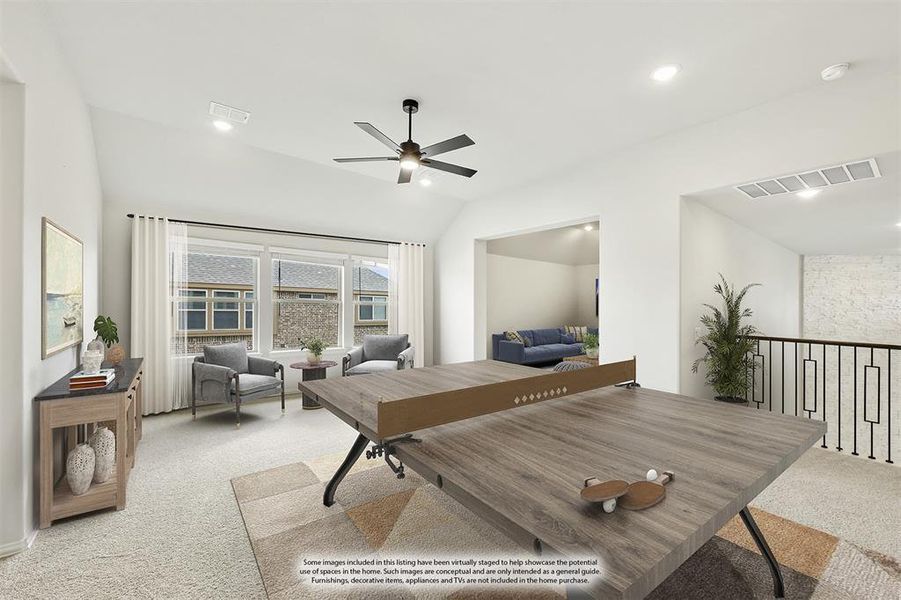 Furnished interior view inside a new home in Homestead at Daniel Farms Phase 2, DeSoto (Image 17). Furnished interior view inside a new home in Homestead at Daniel Farms Phase 2, DeSoto (Image 17).