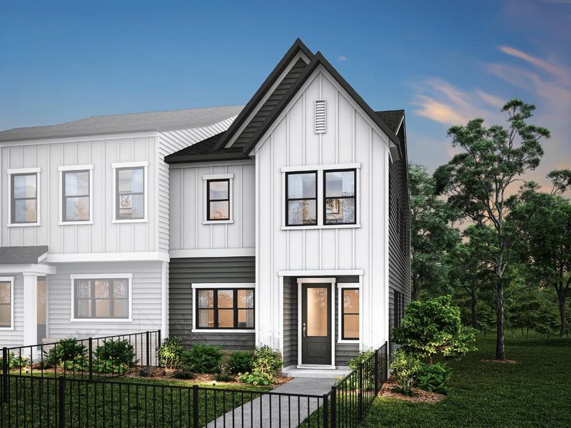 Representative exterior photo of a completed home built from the Clarion by Tri Pointe Homes in Grahym at Southbridge, Fort Mill, SC (Image 22).