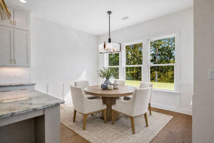 Furnished interior view inside a new home in Long Hollow Landing, Gainesville (Image 8).