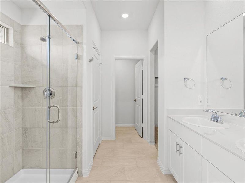 Furnished interior view inside a new home in Simpson Crossing - Spring Series, McKinney (Image 10).