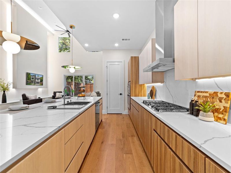 Furnished interior view inside a new home in , Dallas (Image 16).