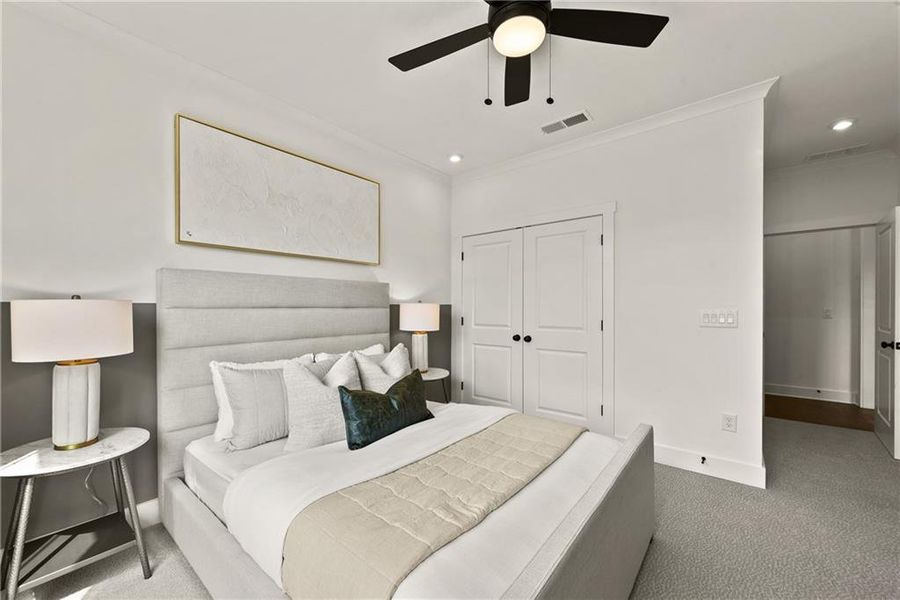 Furnished interior view inside a new home in Watermist at Mirror Lake, Villa Rica (Image 8).