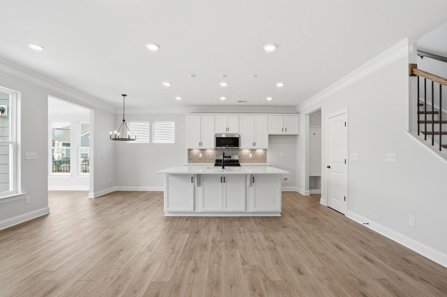 Furnished interior view inside a new home in Villas at Prestwick, Mooresville (Image 7).