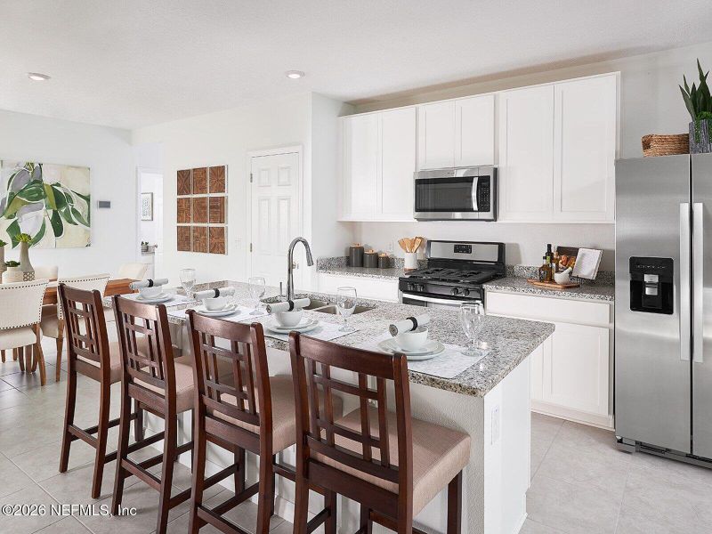 Furnished interior view inside a new home in , Palm Coast (Image 3).