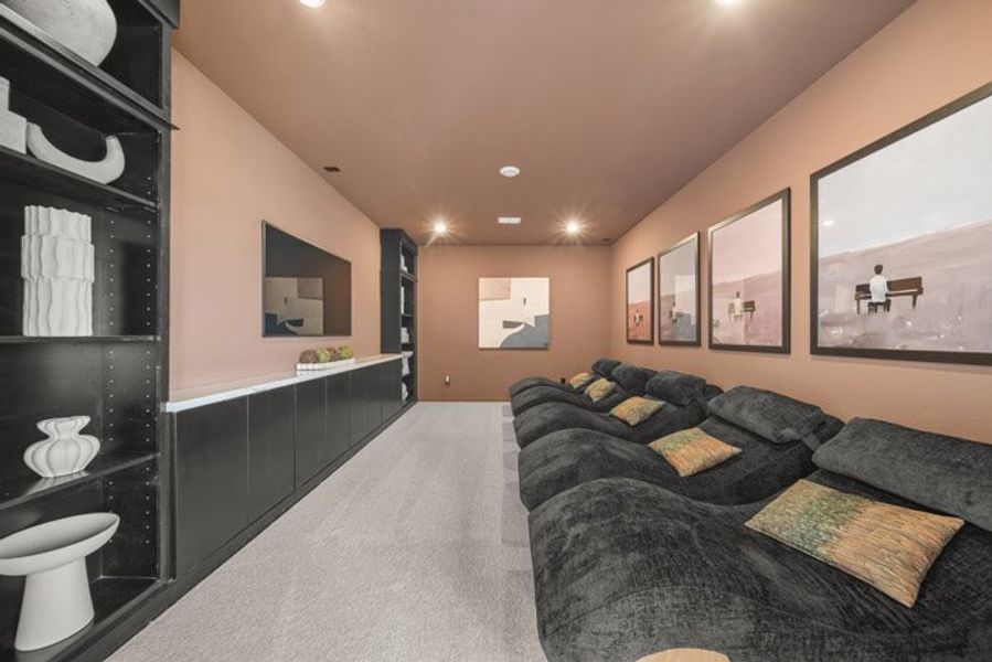 Furnished interior view inside a new home in Meridiana 40', 65', Manvel (Image 20).