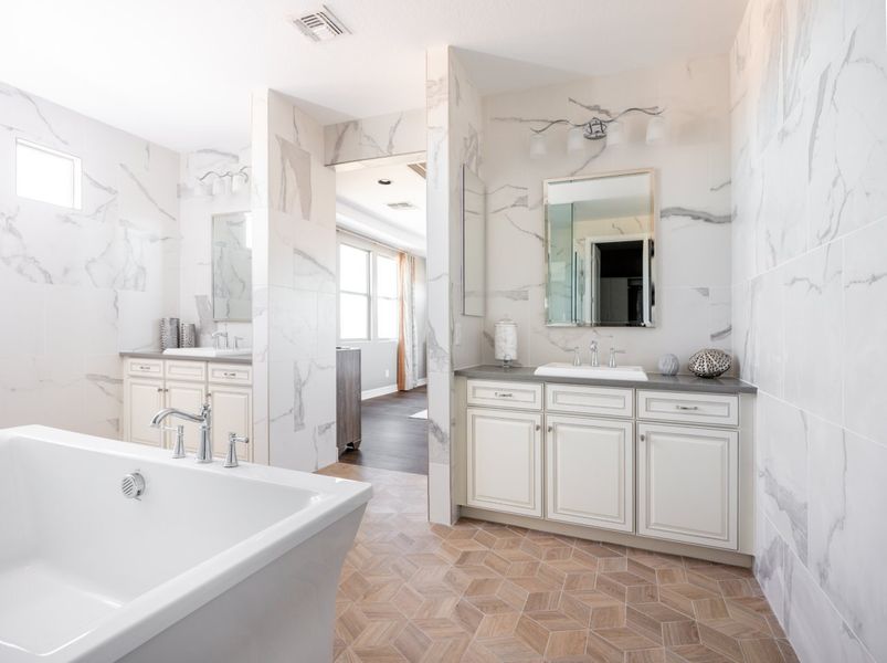 Furnished interior view inside a new home in Elegance at Eastmark, Mesa (Image 54).