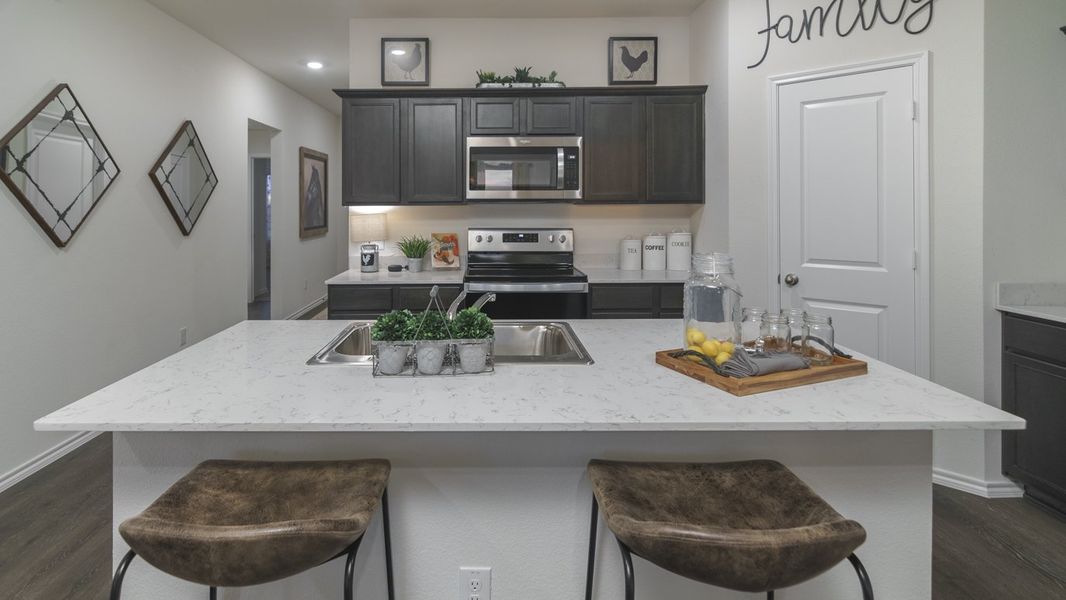 Furnished interior view inside a new home in Stonewyck Farms, Ennis (Image 13).