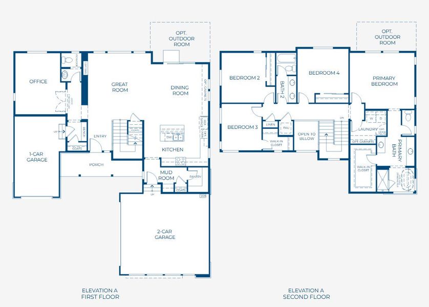2D floor plan layout of this home in The Aurora Highlands, Aurora, CO (Image 2). 2D floor plan layout of this home in The Aurora Highlands, Aurora, CO (Image 2).