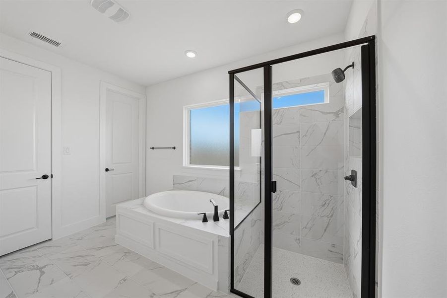 Furnished interior view inside a new home in Brookhollow West, Prosper (Image 14).