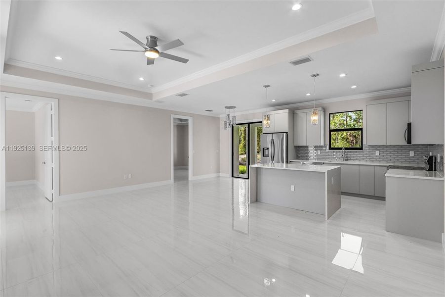 Spacious, unfurnished interior of a new home in , Naples (Image 14). Spacious, unfurnished interior of a new home in , Naples (Image 14).