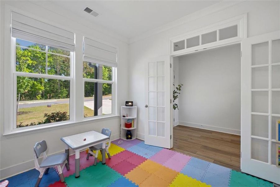 Furnished interior view inside a new home in , Dallas (Image 12).