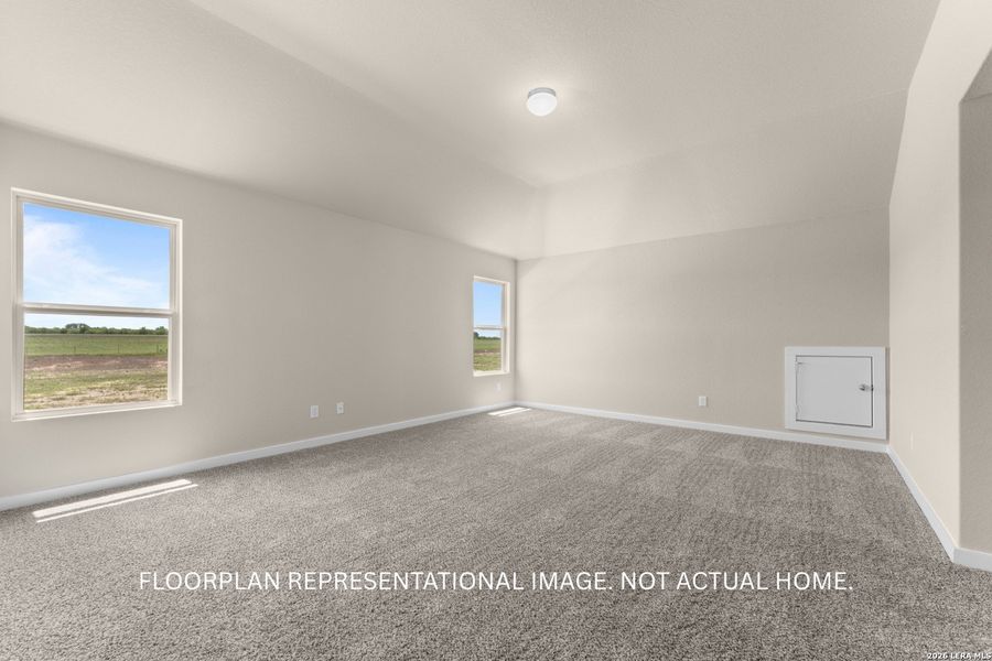 Spacious, unfurnished interior of a new home in Meadows at Clear Springs, New Braunfels (Image 14).