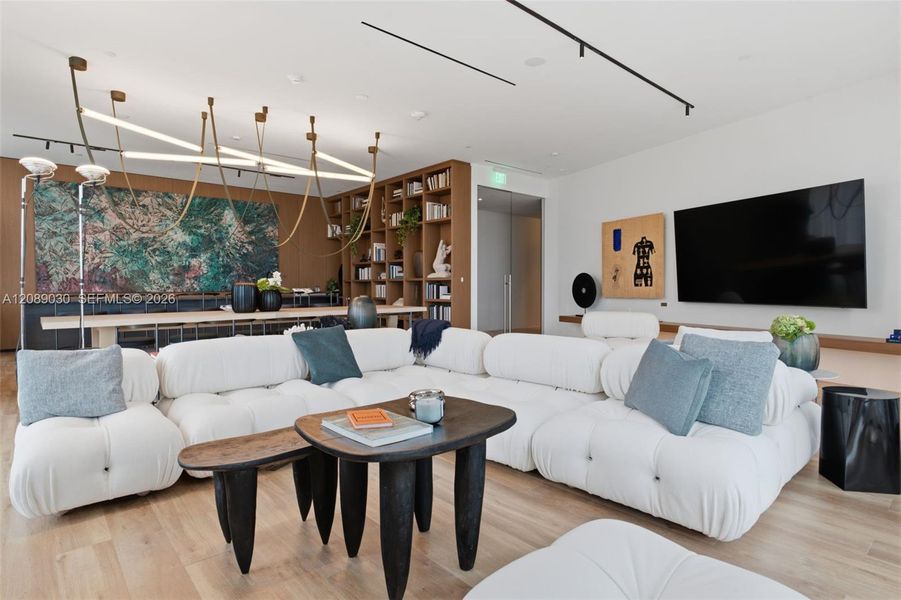 Furnished interior view inside a new home in , Miami (Image 7).