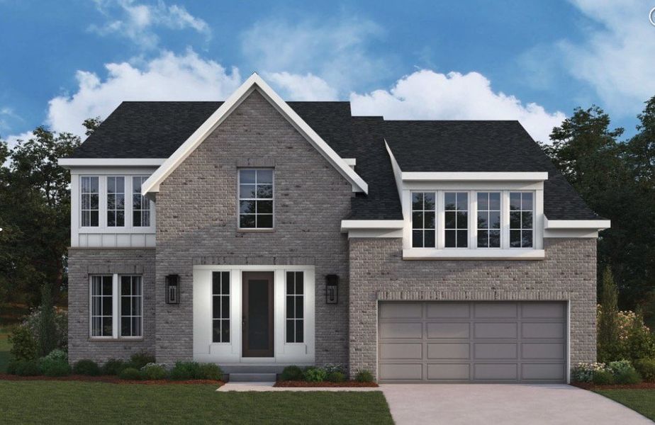 Representative exterior photo of a completed home built from the Clay by Fischer Homes in Woodberry, Canton, GA (Image 1).