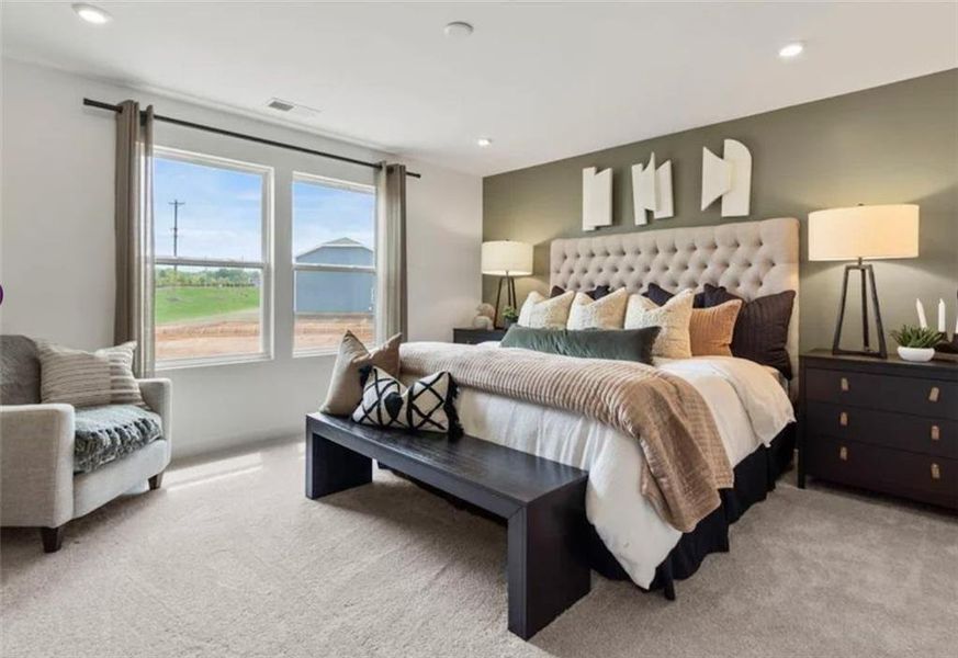 Furnished interior view inside a new home in Reserve at Gum Springs, Jefferson (Image 22).