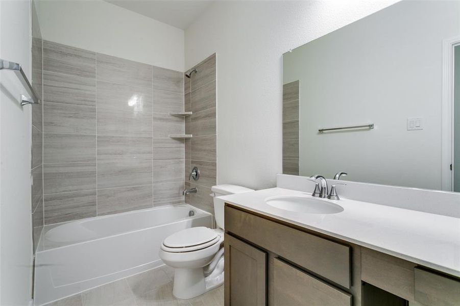 Furnished interior view inside a new home in The Preserve Estates, Justin (Image 9).