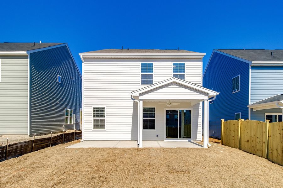 Exterior details and patio area of a home in Haynes Park, Columbia (Image 19).