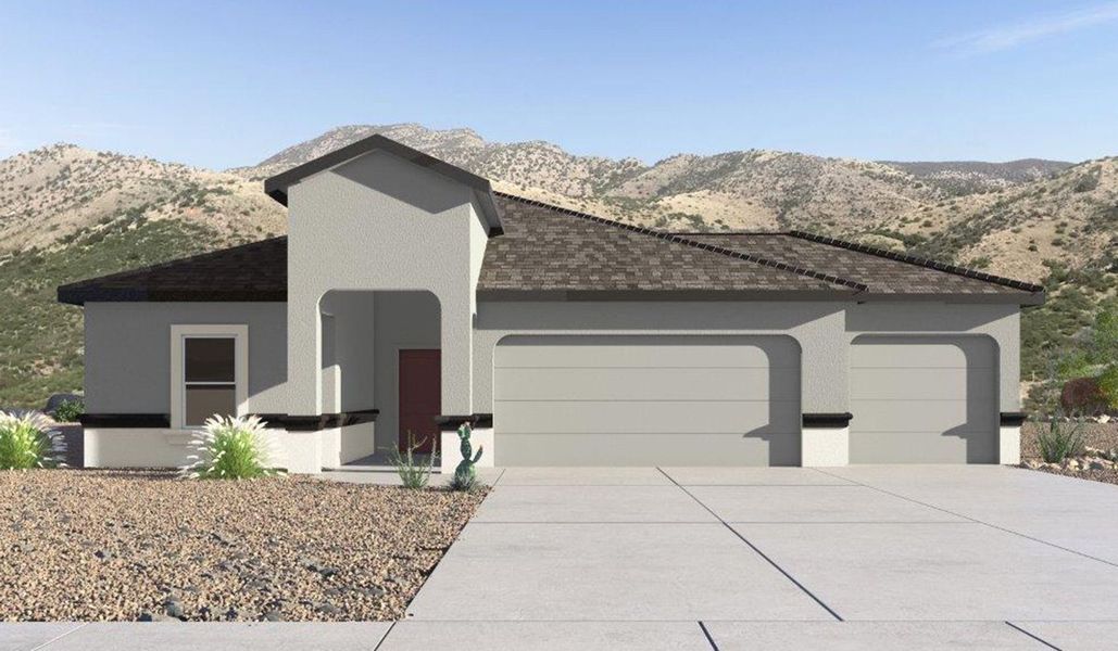 Representative exterior photo of a completed home built from the Elgin by D.R. Horton in Sycamore Vista, Vail, AZ (Image 2). Representative exterior photo of a completed home built from the Elgin by D.R. Horton in Sycamore Vista, Vail, AZ (Image 2).