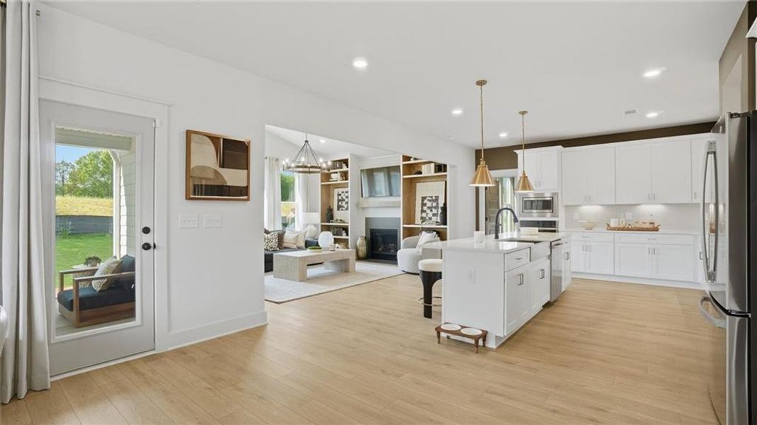 Furnished interior view inside a new home in Brighton, Locust Grove (Image 39).