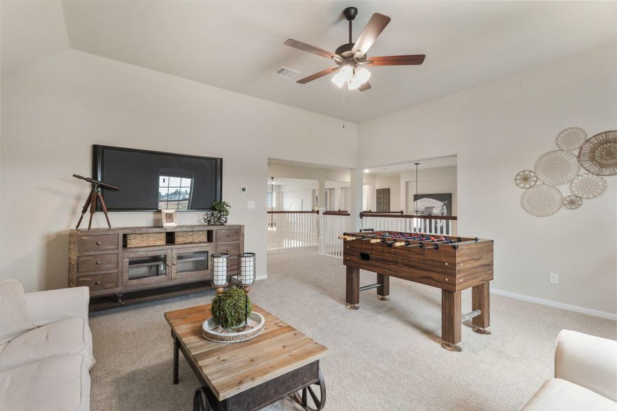 Versatile loft space upstairs Versatile loft space upstairs