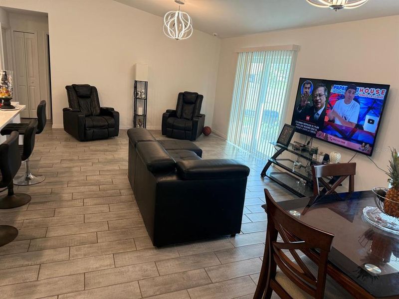 Furnished interior view inside a new home in , Cape Coral (Image 8). Furnished interior view inside a new home in , Cape Coral (Image 8).