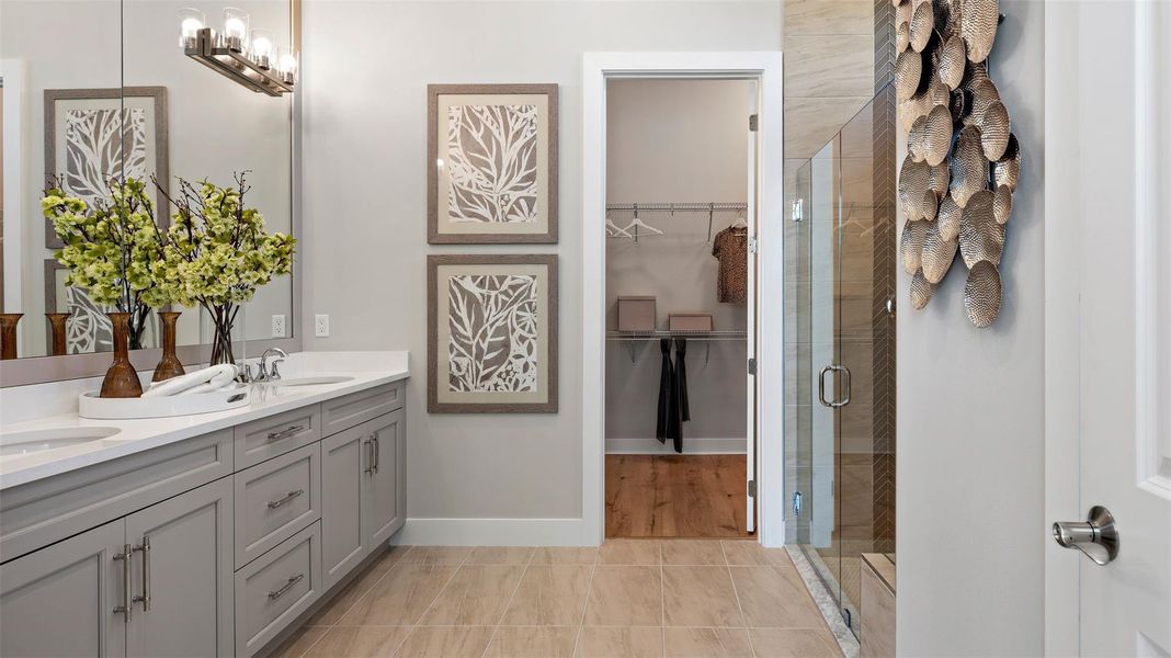 Furnished interior view inside a new home in Cresswind Palm Beach at Westlake, Westlake (Image 8).