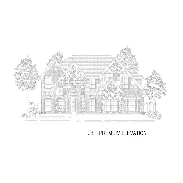Representative rendering of the exterior for the Coventry 2FS by First Texas Homes (Image 15).