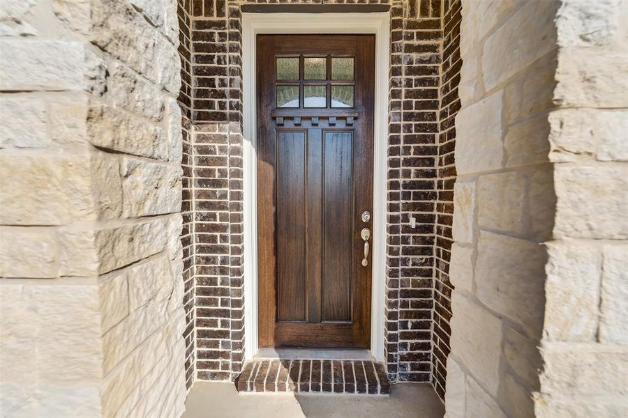 Entrance to property