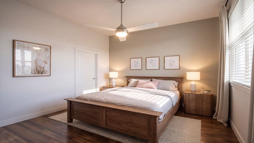 Furnished interior view inside a new home in Pineview North, Summerville (Image 6).