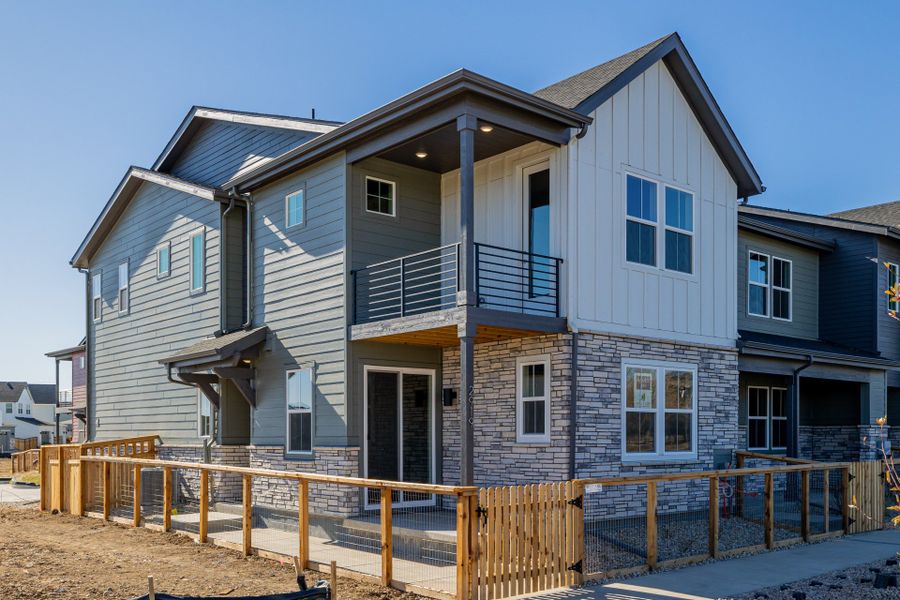 Exterior details and patio area of a home in Arras Park, Thornton (Image 4).
