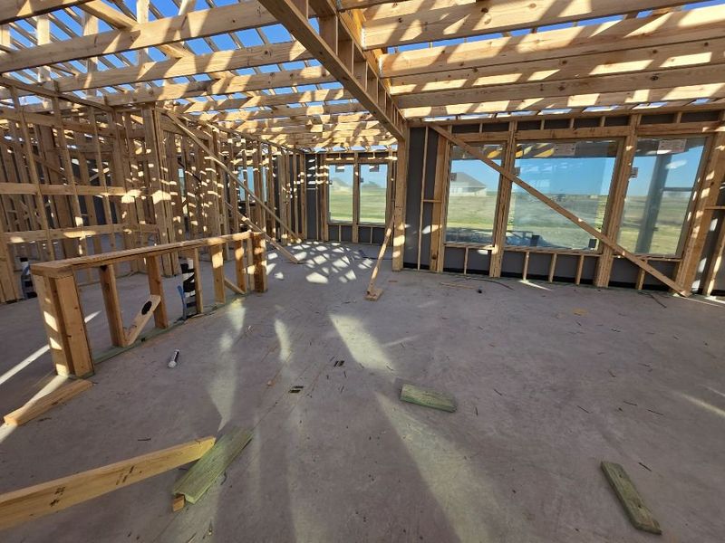 In-progress construction of a new home in Hillview Addition, Decatur, TX (Image 6). In-progress construction of a new home in Hillview Addition, Decatur, TX (Image 6).