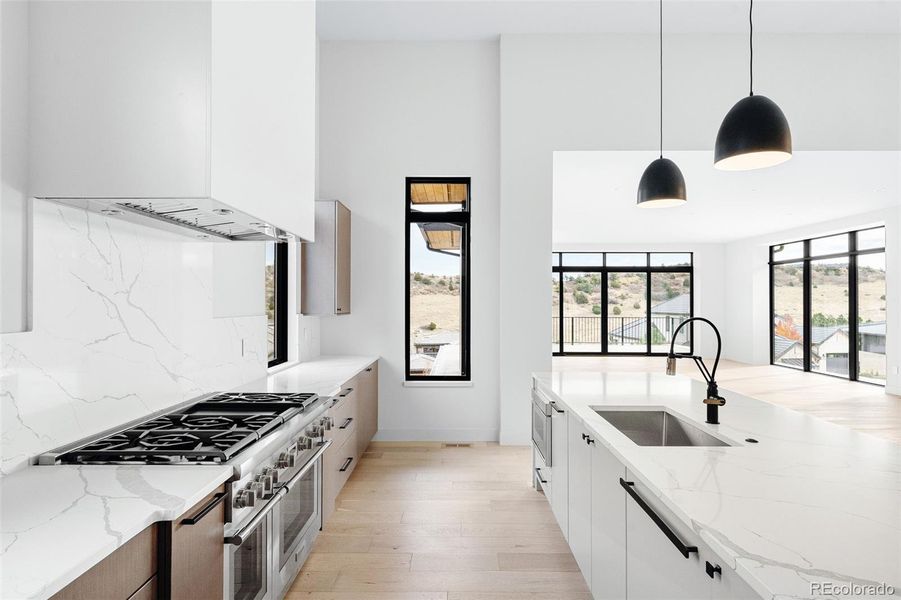 Furnished interior view inside a new home in , Littleton (Image 9).