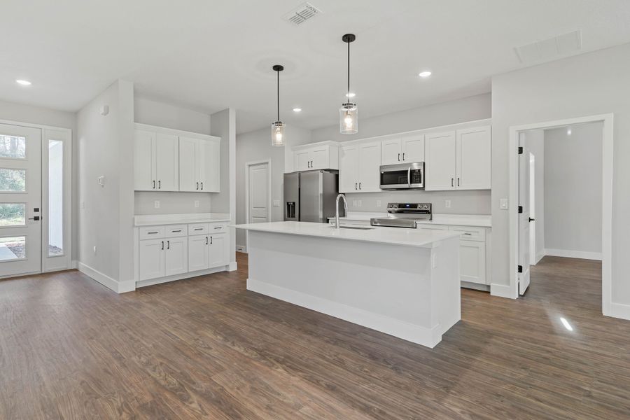 Representative furnished interior of a home built from the Heron by Estela Living in Ocala Waterways, Ocala (Image 9). Representative furnished interior of a home built from the Heron by Estela Living in Ocala Waterways, Ocala (Image 9).