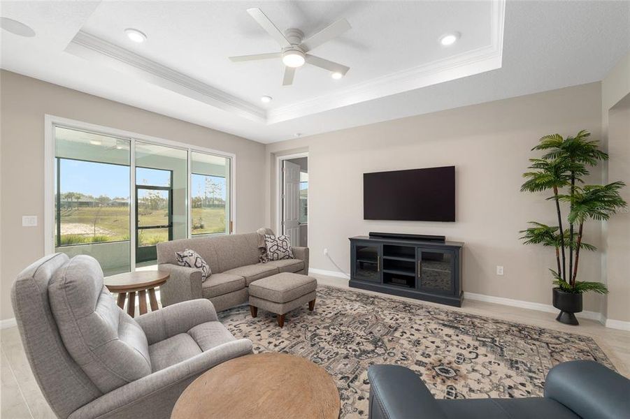 Furnished interior view inside a new home in , Ocala (Image 46).