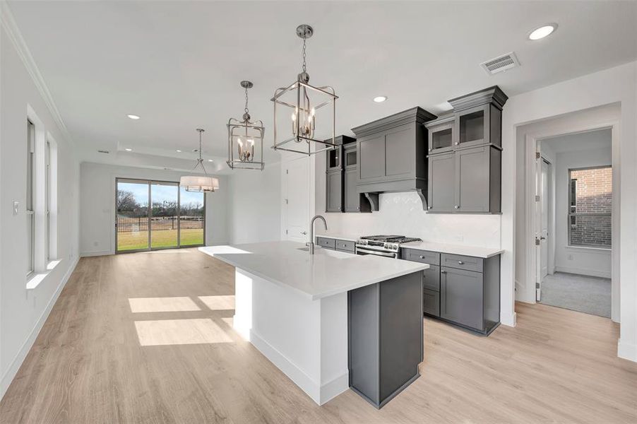 Furnished interior view inside a new home in Heath Golf & Yacht Villas, Heath (Image 12).